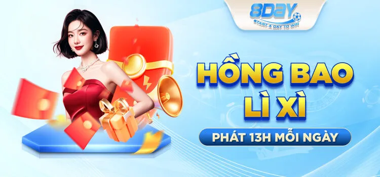 lì xì khung giờ 13h mỗi ngày